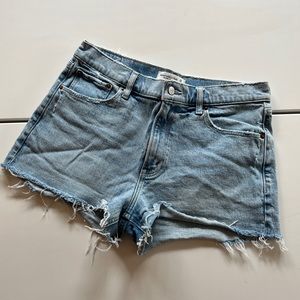 A&F Mid-Rise Mom Shorts